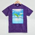 Frutiger Aero Aesthetics Mineral Wash Tshirts Mineral Purple