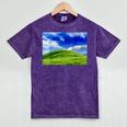 Frutiger Aero Meadow Aesthetic Y2k 2000s Ironic Nostalgic Mineral Wash Tshirts Mineral Purple