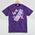 Frutiger Aero Y2K Chrome Phone Butterfly Mineral Wash Tshirts Mineral Purple Frutiger Aero Y2K Chrome Phone Butterfly Mineral Wash Tshirts Mineral Purple