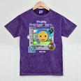 Frutiger Aero Y2K Meme Graphic 2000s Nostalgia Mineral Wash Tshirts Mineral Purple