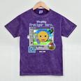 Frutiger Aero Y2K Meme Graphic 2000s Nostalgia Premium Mineral Wash Tshirts Mineral Purple