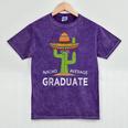 Fun High School College Graduate Humor Graduation Mineral Wash Tshirts Mineral Purple