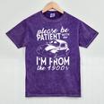 Fun Old People Please Be Patient With Me I'm From The 1900s Premium Mineral Wash Tshirts Mineral Purple