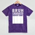 Funny College School Graduation 2025 I Graduated Sign My Mineral Wash Tshirts Mineral Purple