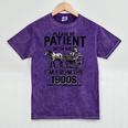 Funny Fathers Day Funny Please Be Patient I'm From The 1900s Mineral Wash Tshirts Mineral Purple