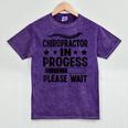 Future Chiropractor Graduation Chiropractic Student Graduate Mineral Wash Tshirts Mineral Purple