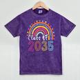 Future Class Of 2035 Preschool Graduation Pre-K Graduate Mineral Wash Tshirts Mineral Purple