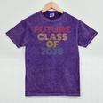 Future Class Of 2038 Graduation Mineral Wash Tshirts Mineral Purple