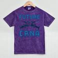 Future CRNA Nurse Anesthetist Student Nursing RN Graduation Mineral Wash Tshirts Mineral Purple