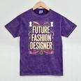 Future Fashion Er Graduation School Toddler Women Men Mineral Wash Tshirts Mineral Purple