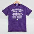 Future Forensic Pathologist Graduation Mineral Wash Tshirts Mineral Purple