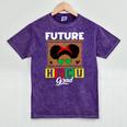 Future HBCU Grad HBCU Tomorrow Girl Graduation Kids Mineral Wash Tshirts Mineral Purple