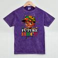 Future HBCU Grad History Boys Kids Graduation HBCU Mineral Wash Tshirts Mineral Purple