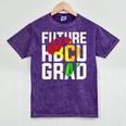Future HBCU Graduate Afro Girls College Graduation Mineral Wash Tshirts Mineral Purple