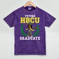 Future HBCU Graduation Shirt College Flossing Girl Tee Mineral Wash Tshirts Mineral Purple