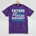 FUTURE MARINE BIOLOGIST MAKING WAVES Graduation T-Shirt Mineral Wash Tshirts Mineral Purple