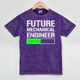 Future Mechanical Engineer Cool Graduation Mineral Wash Tshirts Mineral Purple