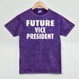 Future Vice President Graduation Mineral Wash Tshirts Mineral Purple