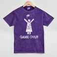 Game Over Graduate Gaming Graduation Cap Class Of 2018 Tee Mineral Wash Tshirts Mineral Purple