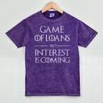 Game Of Loans Graduation Idea Mineral Wash Tshirts Mineral Purple
