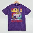Gen X Lots Of Memories No Evidence Retro Nostalgia Humor Mineral Wash Tshirts Mineral Purple Gen X Lots Of Memories No Evidence Retro Nostalgia Humor Mineral Wash Tshirts Mineral Purple