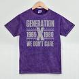 Generation X We Don't Care Gen X Gen Xer Nostalgia Mineral Wash Tshirts Mineral Purple Generation X We Don't Care Gen X Gen Xer Nostalgia Mineral Wash Tshirts Mineral Purple