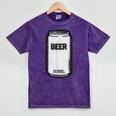 Generic Beer 1980s 80s Nostalgia Mineral Wash Tshirts Mineral Purple
