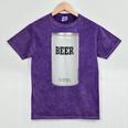 Generic Beer 1980s 80s Nostalgia Mineral Wash Tshirts Mineral Purple