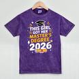 This Girl Got Her Masters Degree Graduation Mastered It 2026 Mineral Wash Tshirts Mineral Purple