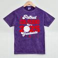 Girlfriend Of a 2025 Graduate Prom Graduation 25 VolleyBall Mineral Wash Tshirts Mineral Purple