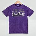 My Girlfriend Graduation Shirts For Family 2019 Senior Class Mineral Wash Tshirts Mineral Purple