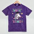 Girls 3rd Grade Graduation Magical Unicorn Mineral Wash Tshirts Mineral Purple