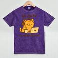 Go Away I'm Introverting Cozy Cat With Laptop And Coffee Mineral Wash Tshirts Mineral Purple Go Away I'm Introverting Cozy Cat With Laptop And Coffee Mineral Wash Tshirts Mineral Purple