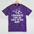 Can I Go Back To Bed Shirt Graduation 2026 For Him Her Mineral Wash Tshirts Mineral Purple