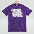 Going Outside Is Hard Saying For Introvert And Homebody Premium Tri-Blend Mineral Wash Tshirts Mineral Purple