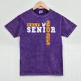 Golf Senior Night Golf Senior 2025 Graduation 15 Mineral Wash Tshirts Mineral Purple