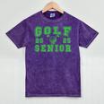 Golf Senior Night Golf Senior 2025 Graduation 32 Mineral Wash Tshirts Mineral Purple