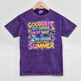 Goodbye 1st Grade To 2nd But First Summer Graduation Mineral Wash Tshirts Mineral Purple
