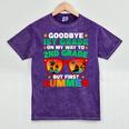 Goodbye 1st Grade First Summer Graduation Last Day Boys Mineral Wash Tshirts Mineral Purple