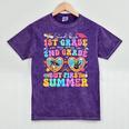 Goodbye 1st Grade Graduation To 2nd Grade But First Summer Mineral Wash Tshirts Mineral Purple