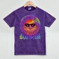Goodbye 2nd Grade Graduation To 3rd Grade First Summer Kids Mineral Wash Tshirts Mineral Purple