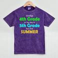 Goodbye 4th Grade On My Way To 5th Grade 2022 Graduation Mineral Wash Tshirts Mineral Purple