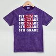 Goodbye 4th Grade Graduation Last Day School Hello 5th Grade Mineral Wash Tshirts Mineral Purple