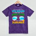 Goodbye 5th Grade Graduation To 6th Grade Hello Summer Kids Mineral Wash Tshirts Mineral Purple