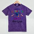 Goodbye Kindergarten Graduation Class 2025 1st Grade Kids Mineral Wash Tshirts Mineral Purple