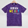 Goodbye Kindergarten Hello 1st Grade Kindergarten Graduation Mineral Wash Tshirts Mineral Purple