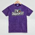 Goth Gardening Introvert Social Battery Outfit Mineral Wash Tshirts Mineral Purple