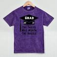Grad 2021 Graduation Tassel Was Worth The Hassle Mineral Wash Tshirts Mineral Purple