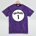 Graduate 1 Graduation Shirt Mineral Wash Tshirts Mineral Purple