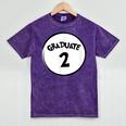 Graduate 2 Graduation Shirt Mineral Wash Tshirts Mineral Purple